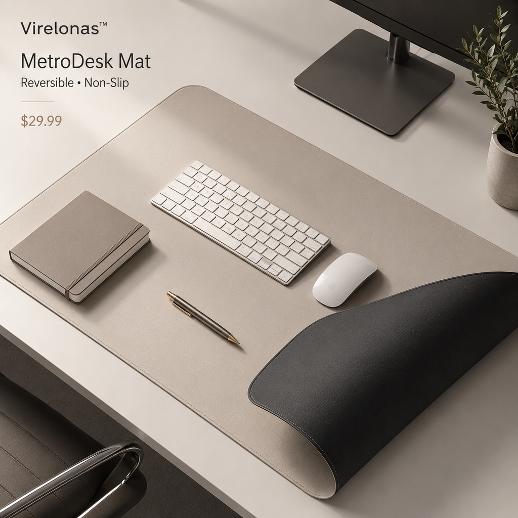 Virelonas™ MetroDesk Reversible Desk Mat