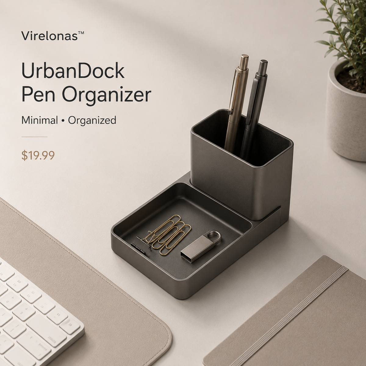 Virelonas™ UrbanDock Pen Organizer