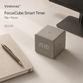 Virelonas™ FocusCube Smart Productivity Timer