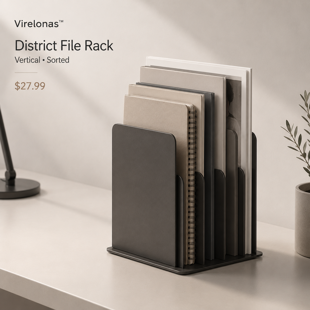 Virelonas™ District Vertical File Rack