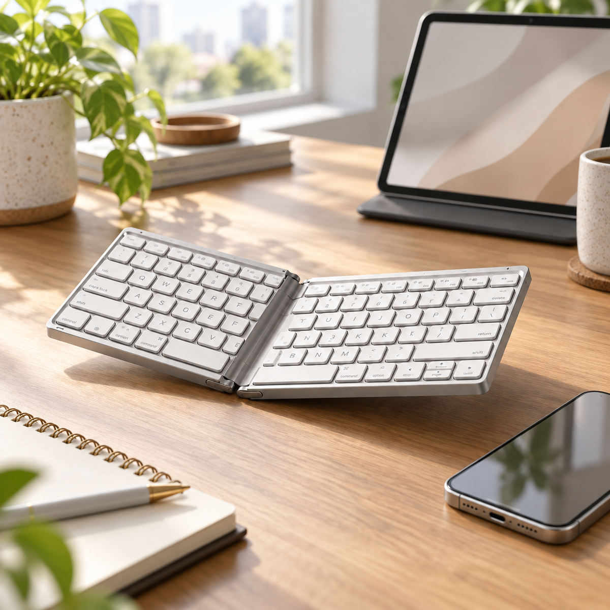 Virelonas™ FoldKey Portable Wireless Keyboard
