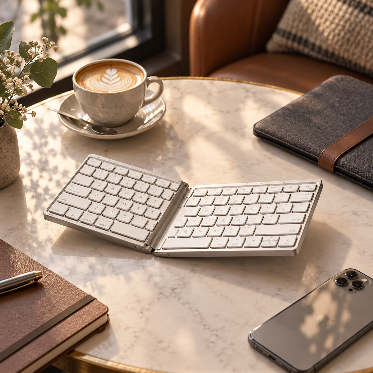 Virelonas™ FoldKey Portable Wireless Keyboard