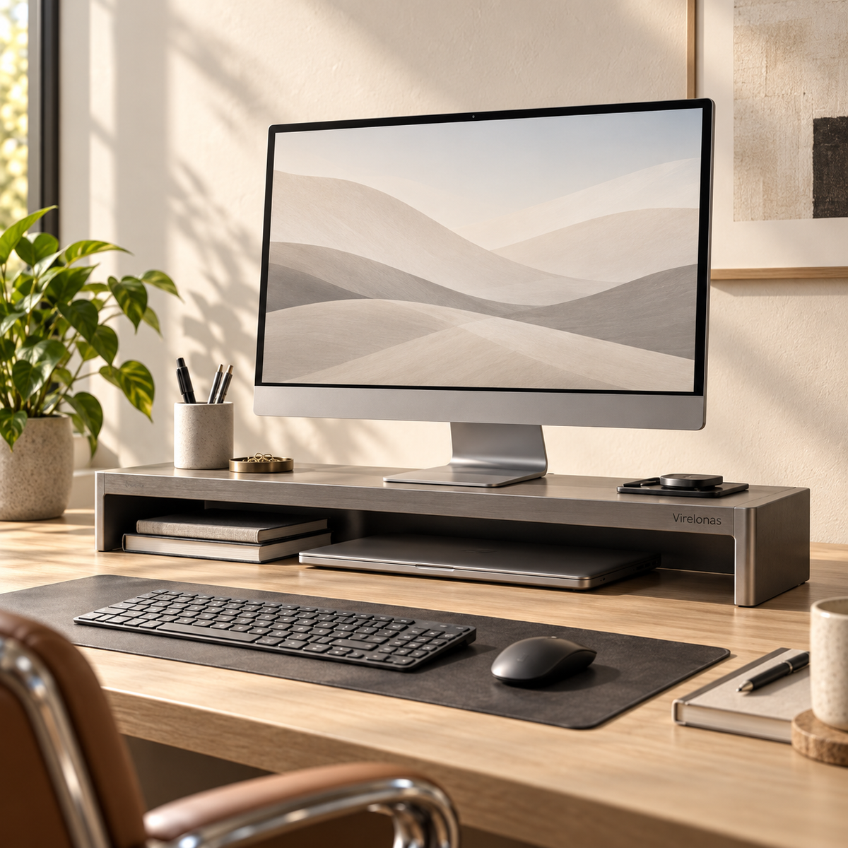 Virelonas™ AxisShelf Modular Monitor Riser